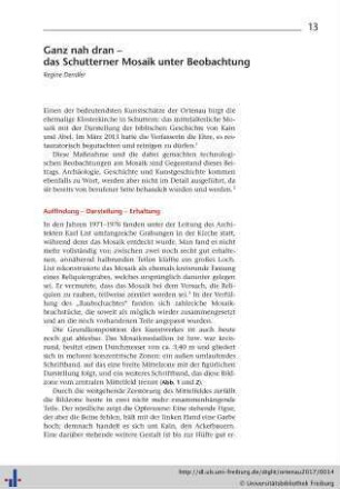 Schwerpunkt: Kunst und Künstler