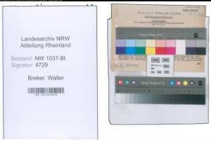 Entnazifizierung Walter Breker , geb. 12.04.1904 (Studienrat)