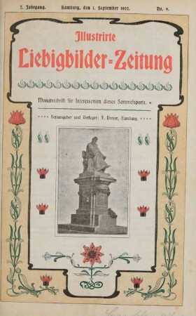 7. Jahrgang. Hamburg, 1. September 1902. No. 9.