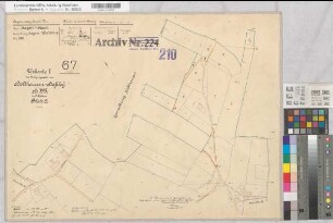 Holthausen (Hagen), Umlegung Holthausen-Haßley, Bl.9 Urkarte I Hagen-Delstern Flur 67