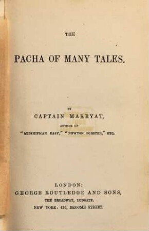The pacha of many tales