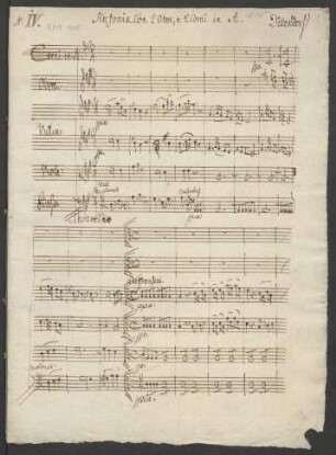 Sinfonien; orch; A-Dur; K 119; G A11