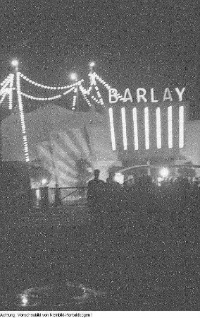Dresden, Gastspiel des Zirkus Barley, 1957