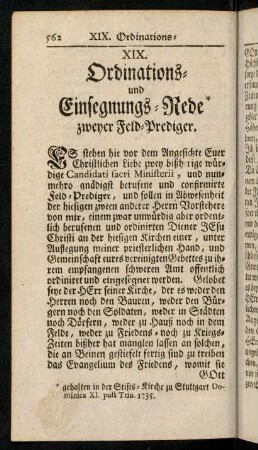 562-570, XIX. Ordinations- und Einsegnungs-Rede