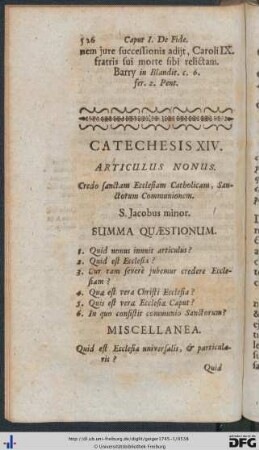 Catechesis XIV.