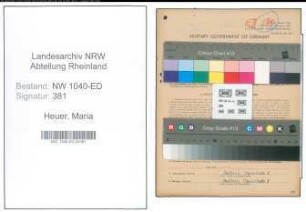Entnazifizierung Maria Heuer , geb. 02.03.1892 (Lehrerin)