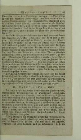 22. Rudolf II. 1576 - 1612