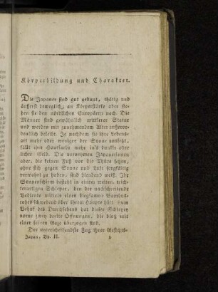 Körperbildung und Charakter.