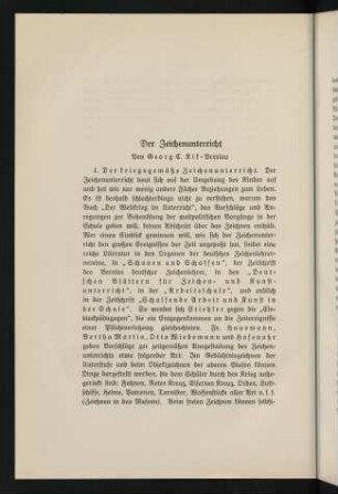 236-249, Der Zeichenunterricht [...]