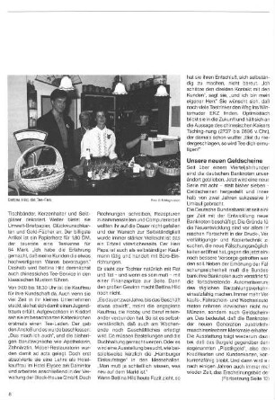 Unsere neuen Geldscheine