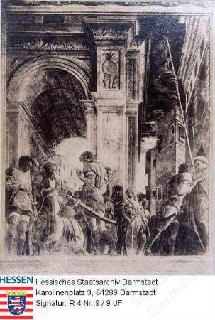 Italien, Padua / Antoniuskirche, Gemälde 'Christus segnet'