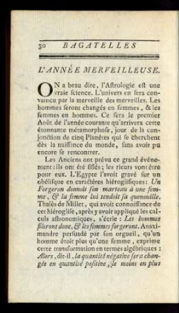 L'Année Merveilleuse.