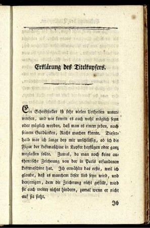 Erklärung des Titelkupfers.