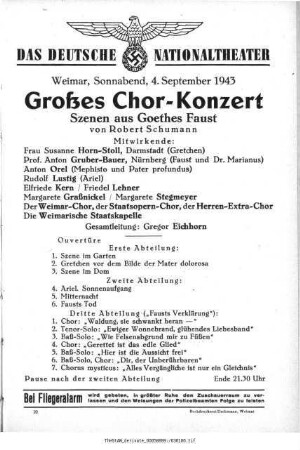 Großes Chor-Konzert