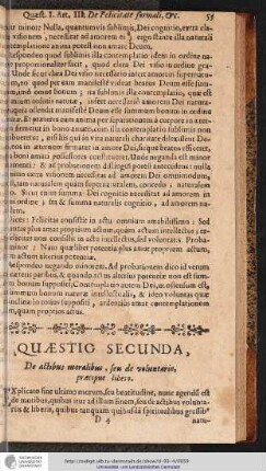 QUAESTIO SECUNDA.
