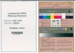 Entnazifizierung Anton Schaefer , geb. 10.07.1900 (Kaufmaennischer Angestellter)