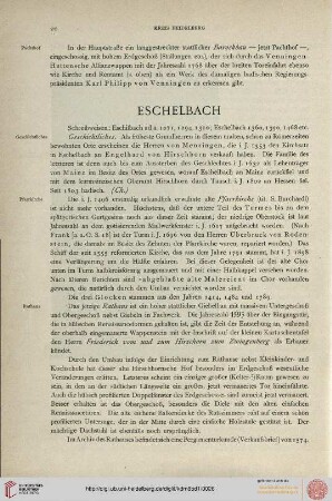 ⟦Eschelbach⟧