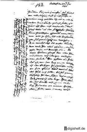 88: Brief von Johann Wilhelm Ludwig Gleim an Johann Peter Uz