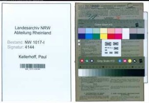 Entnazifizierung Paul Kellerhoff , geb. 31.07.1890 (Dachdeckergehilfe)