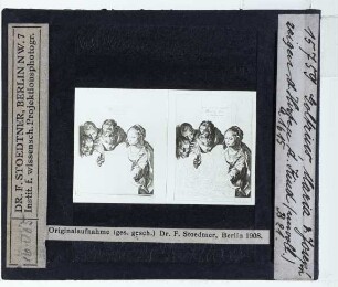 Goltzius, Anbetung der Hirten (Druck B 21)
