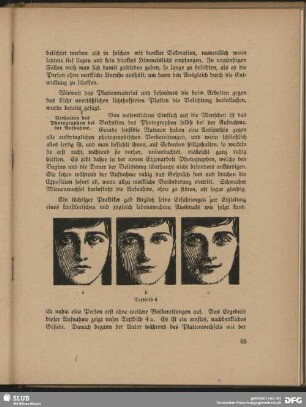 Verhalten des Photographen bei der Aufnahme