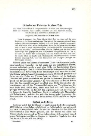 Störche am Federsee in alter Zeit