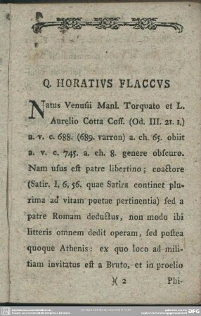 Q. Horatius Faccus