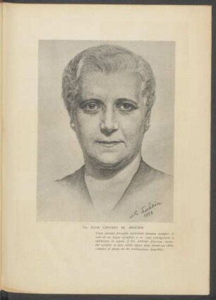 [Retrato de] Sra. Elina Capurro de Arocena