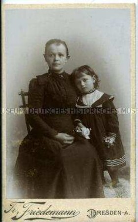 Mutter und Tochter, Carte de Visite