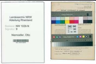 Entnazifizierung Otto Niemoeller , geb. 05.08.1898 (Kaufmann)