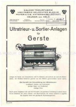 Ultratrieur- und Sortier-Anlagen