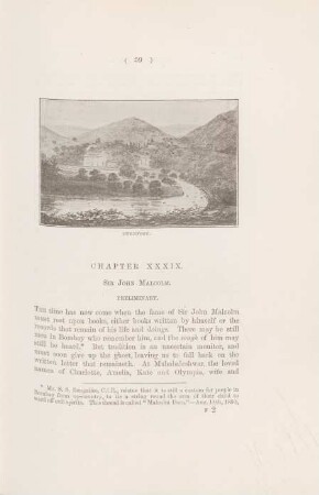 Chapter XXXIX. Sir John Malcolm