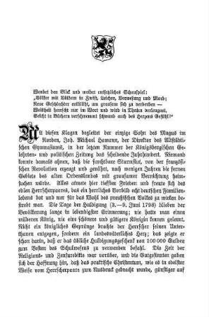 V. das neunzehnte Jahrhundert