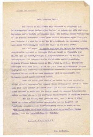 Haltung der Sozialdemokratie bei Kriegsanbruch und während des 1. Weltkriegs