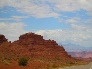 Wüstenlandschaft am Highway 95