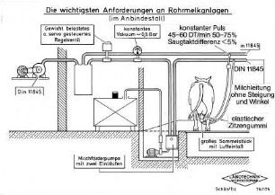 Die wichtigsten Anforderungen an Rohrmelkanlagen (im Anbindestall)