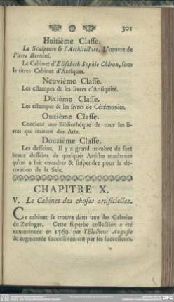 Chapitre X. Le Cabinet des choses artificielles