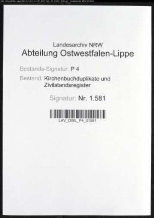 Kirchenbuchduplikat der katholischen Gemeinde Bökenförde (GHT 1813). (Gemeinde: Bökenförde, katholische Gemeinde)