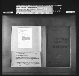 Eröffnung der Bischöflichen Musikschule in Rottenburg