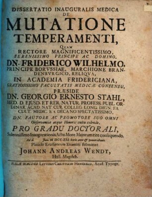 Diss. inaug. med. de mutatione temperamenti