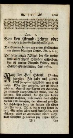Cap. 1. von den Grund-Lehren ...