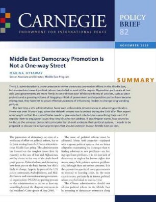 Middle East democracy promotion is not a one-way street