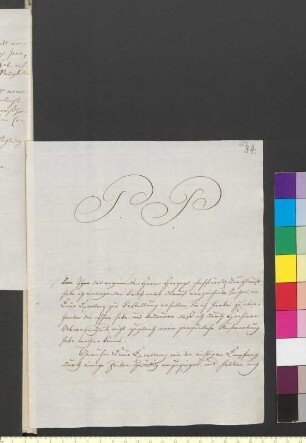Brief von Ulmann, Gabriel an Goethe, Johann Wolfgang von