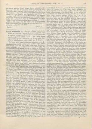 377-379 [Rezension] Analecta Franciscana sive chronica aliaque varia documenta ad historiam Fratrum Minorum spectantia, edita a paribus collegii S. Bonaventurae adjuvantibus aliis patribus ejusdem ordinis. Tom. 1
