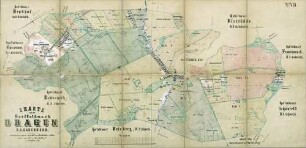 N° VII; Charte von der Dorffeldmark Dragun, D.A. Gadebusch