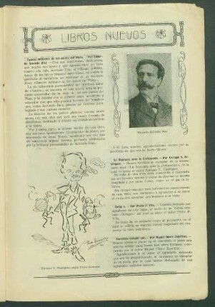 Enrique V. Erserguer, según Pérez Barradas [Caricatura]