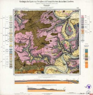 [4022] Ottenstein, Geologische Karte von Preußen und benachbarten deutschen Ländern