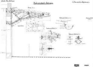 Fridingen (b Tuttlingen): Empfangsgebäude Bahnsteigdach Binder