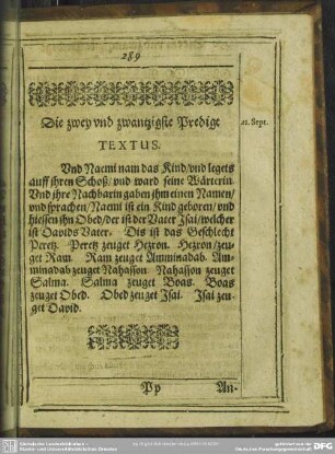 Die zwey und zwanzigste Predigt