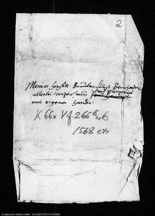 Verzeichnisse und Memoriale